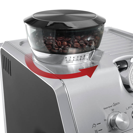 De'Longhi EC9155.MB La Specialista Arte Bean to Cup Manual Coffee Machine Silver - EDS Tranquillity Collection