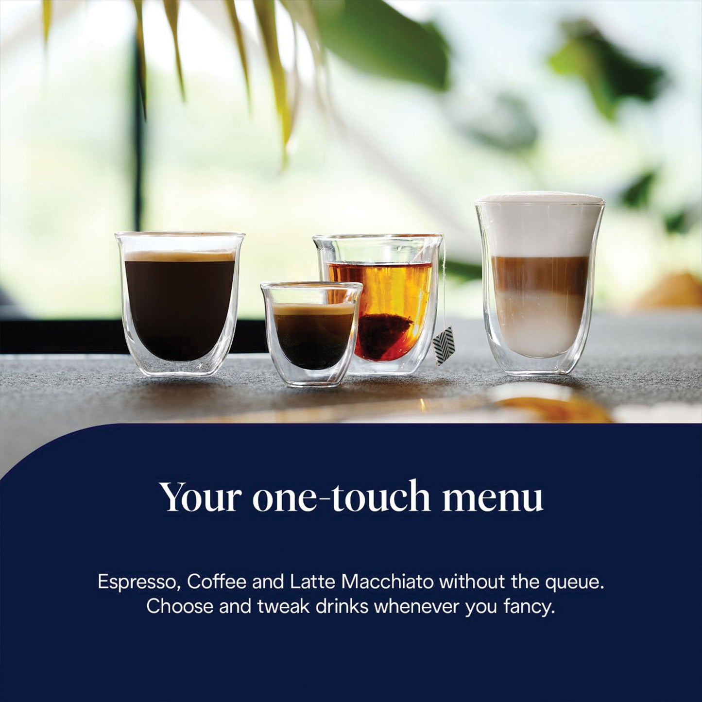 De'Longhi ECAM220.60.B Magnifica Start Milk Bean to Cup Automatic Coffee Machine - EDS Tranquillity Collection