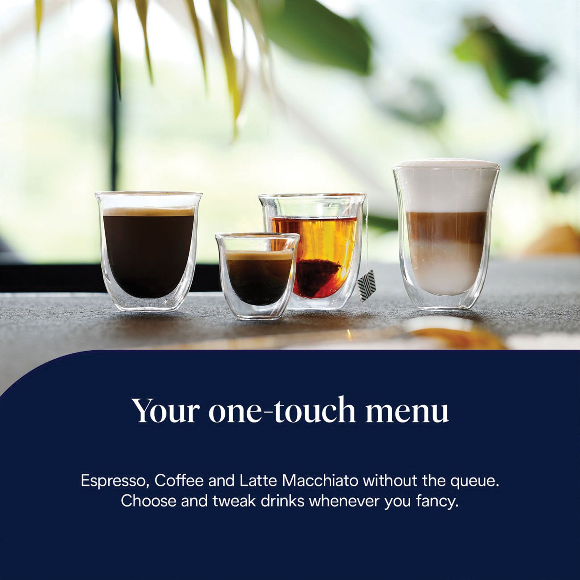 De'Longhi ECAM220.60.B Magnifica Start Milk Bean to Cup Automatic Coffee Machine - EDS Tranquillity Collection