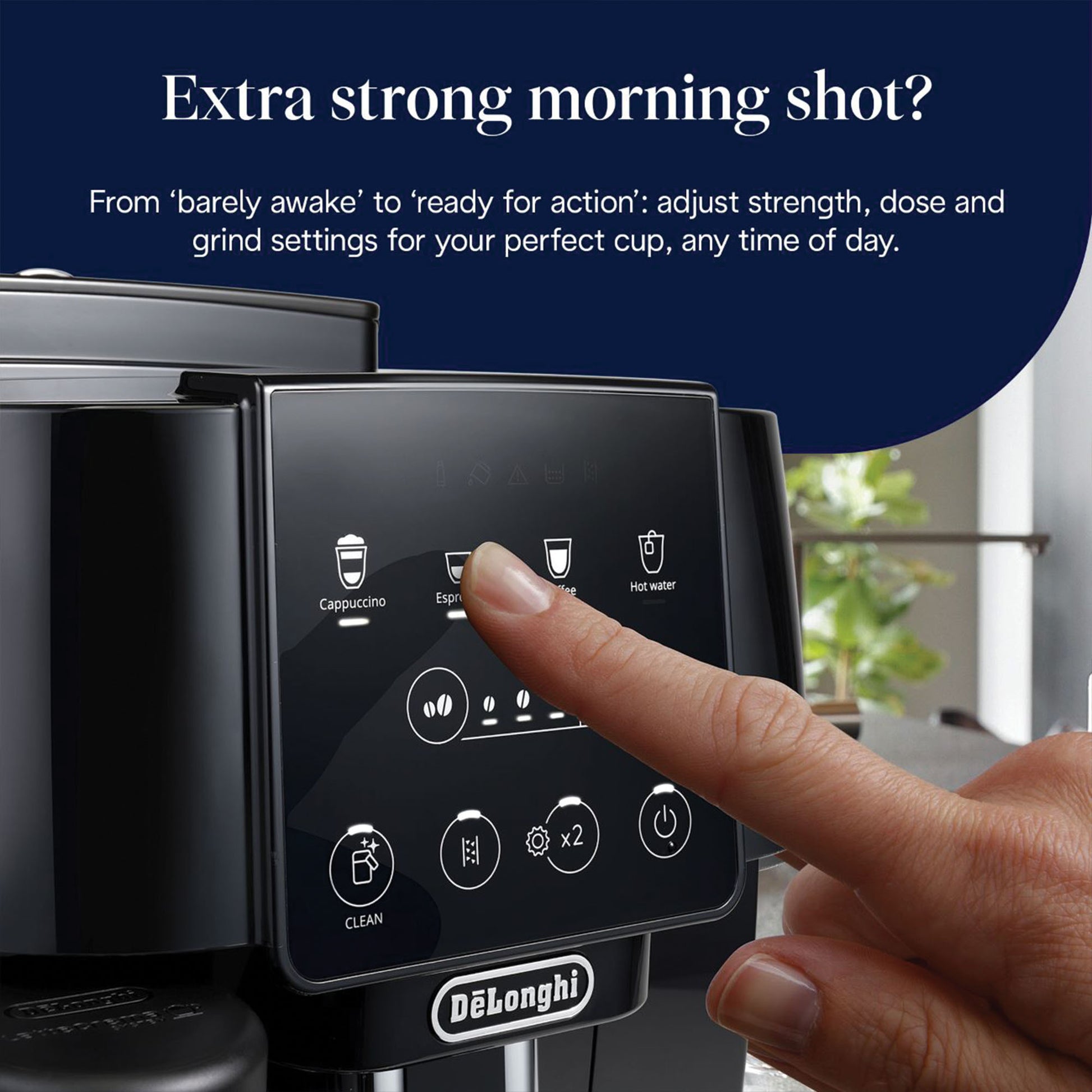 De'Longhi ECAM220.60.B Magnifica Start Milk Bean to Cup Automatic Coffee Machine - EDS Tranquillity Collection