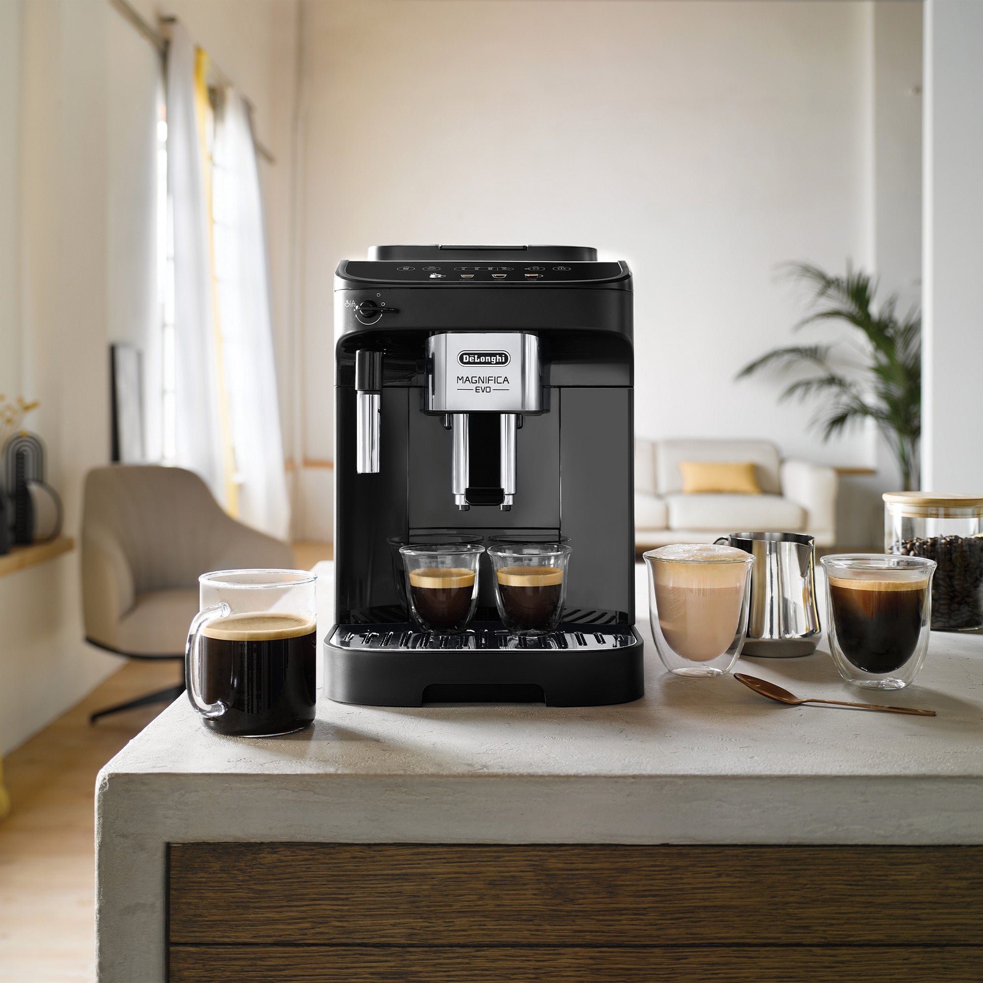 De'Longhi ECAM290.21.B Magnifica Evo Bean to Cup Automatic Coffee Machine - EDS Tranquillity Collection