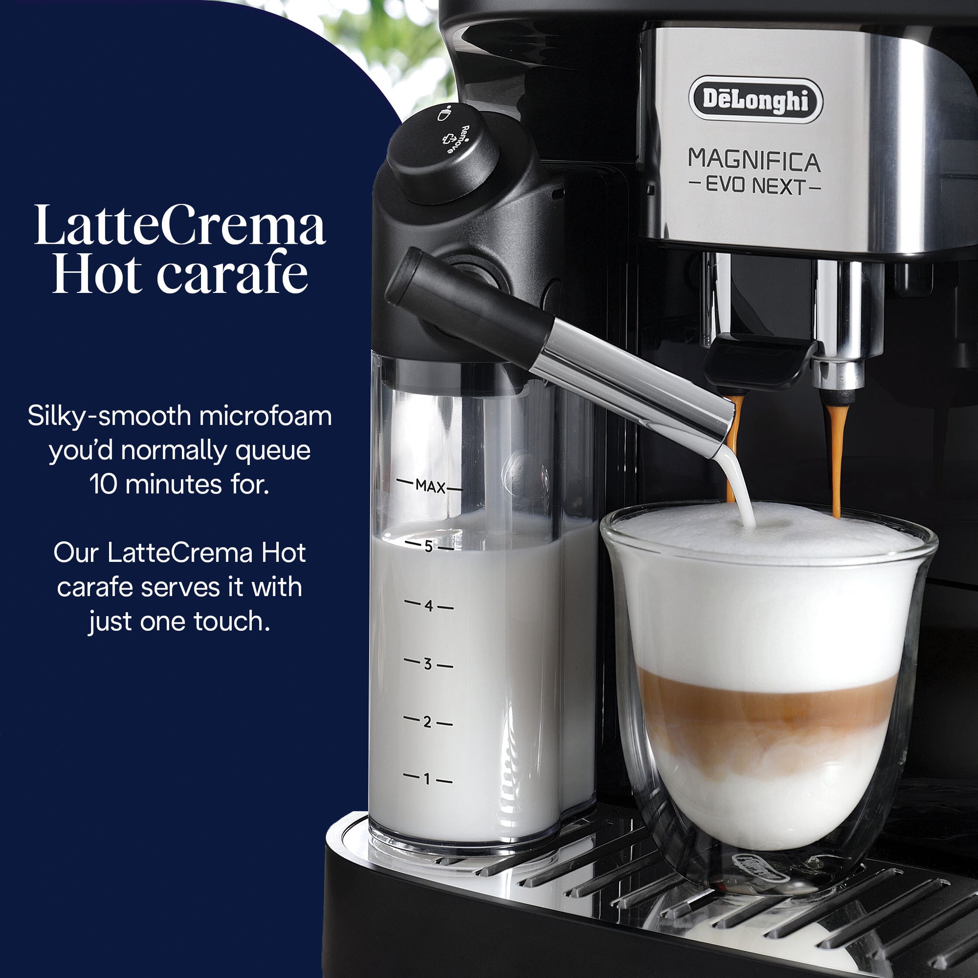 De'Longhi ECAM310.60.B Magnifica Evo Next Bean to Cup Automatic Coffee Machine - EDS Tranquillity Collection