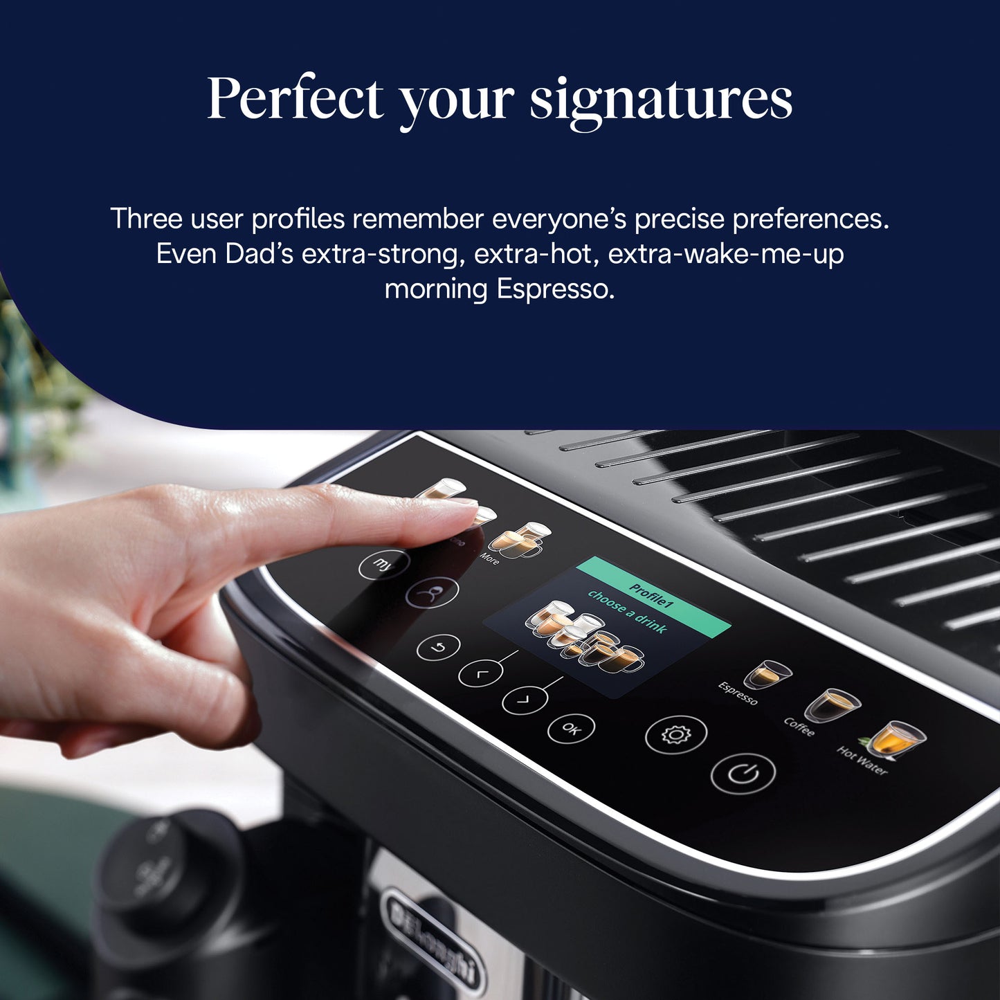 De'Longhi ECAM310.60.B Magnifica Evo Next Bean to Cup Automatic Coffee Machine - EDS Tranquillity Collection