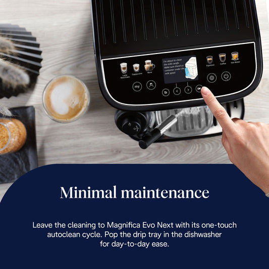 De'Longhi ECAM310.60.B Magnifica Evo Next Bean to Cup Automatic Coffee Machine - EDS Tranquillity Collection