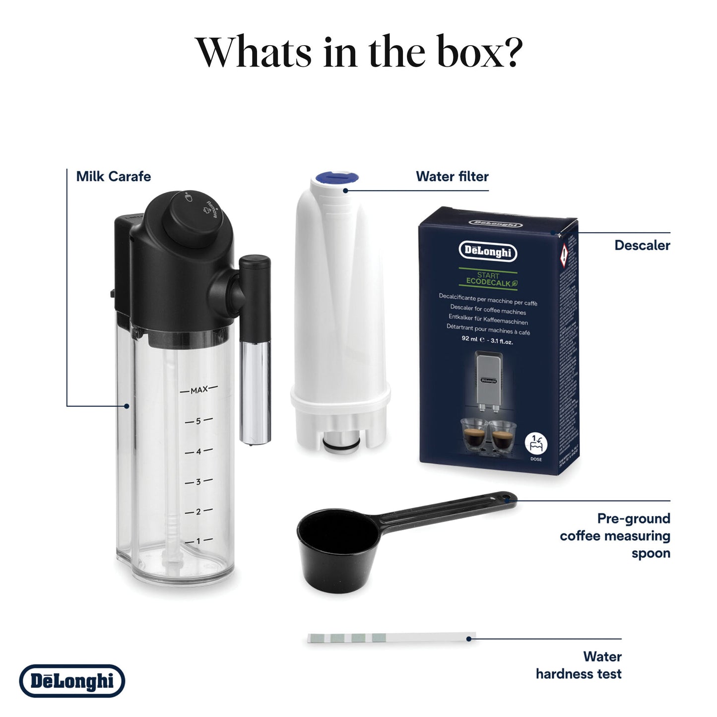 De'Longhi ECAM310.60.B Magnifica Evo Next Bean to Cup Automatic Coffee Machine - EDS Tranquillity Collection