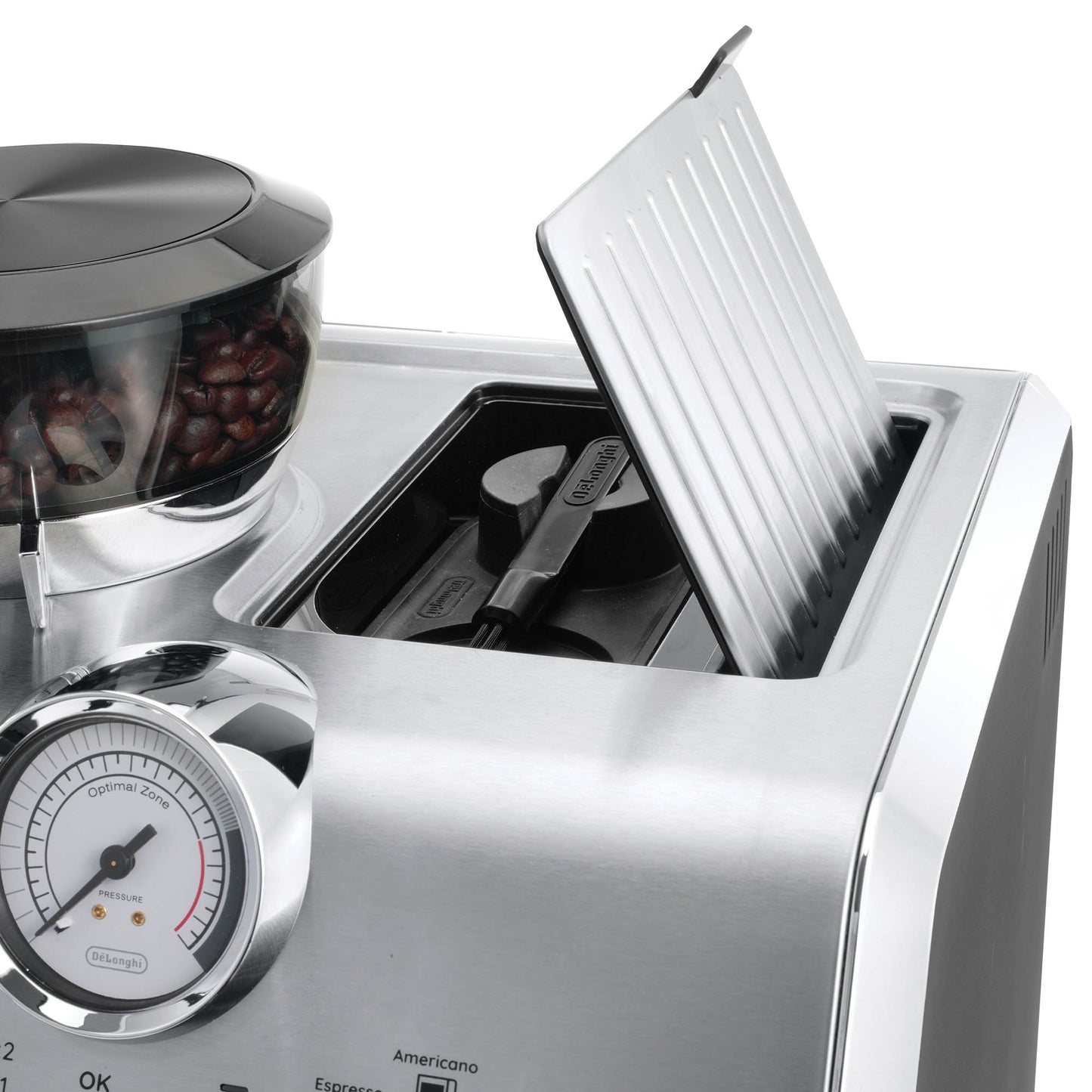 De'Longhi EC9155.MB La Specialista Arte Bean to Cup Manual Coffee Machine Silver - EDS Tranquillity Collection