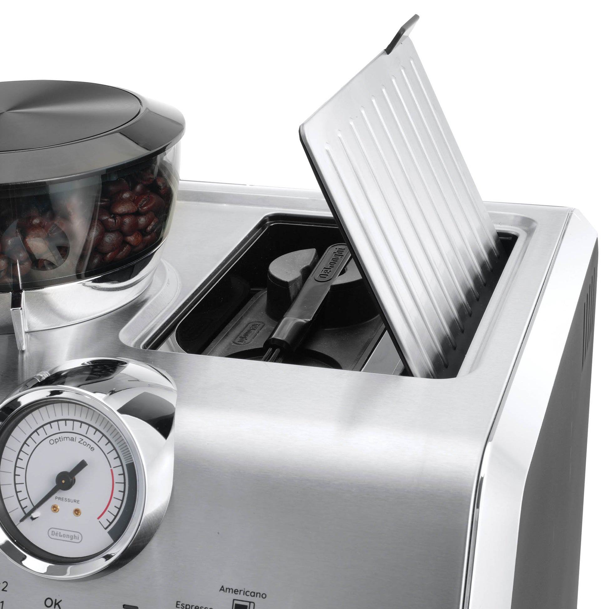 De'Longhi EC9155.MB La Specialista Arte Bean to Cup Manual Coffee Machine Silver - EDS Tranquillity Collection
