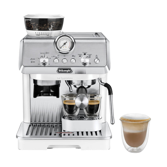 De'Longhi EC9155.WH La Specialista Arte Bean to Cup Manual Coffee Machine White - EDS Tranquillity Collection