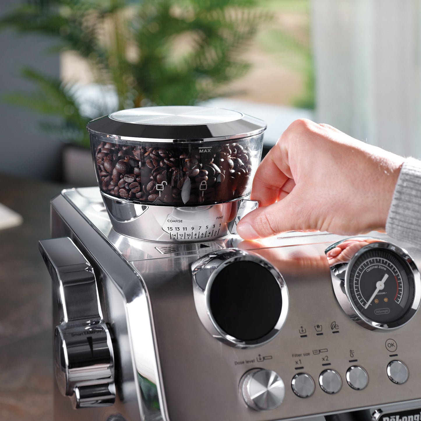De'Longhi EC9885 La Specialista Maestosa Manual BTC Coffee Machine - EDS Tranquillity Collection