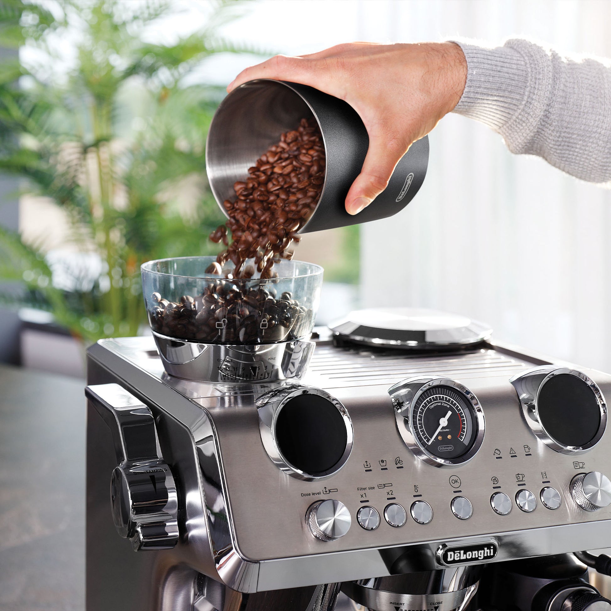 De'Longhi EC9885 La Specialista Maestosa Manual BTC Coffee Machine - EDS Tranquillity Collection