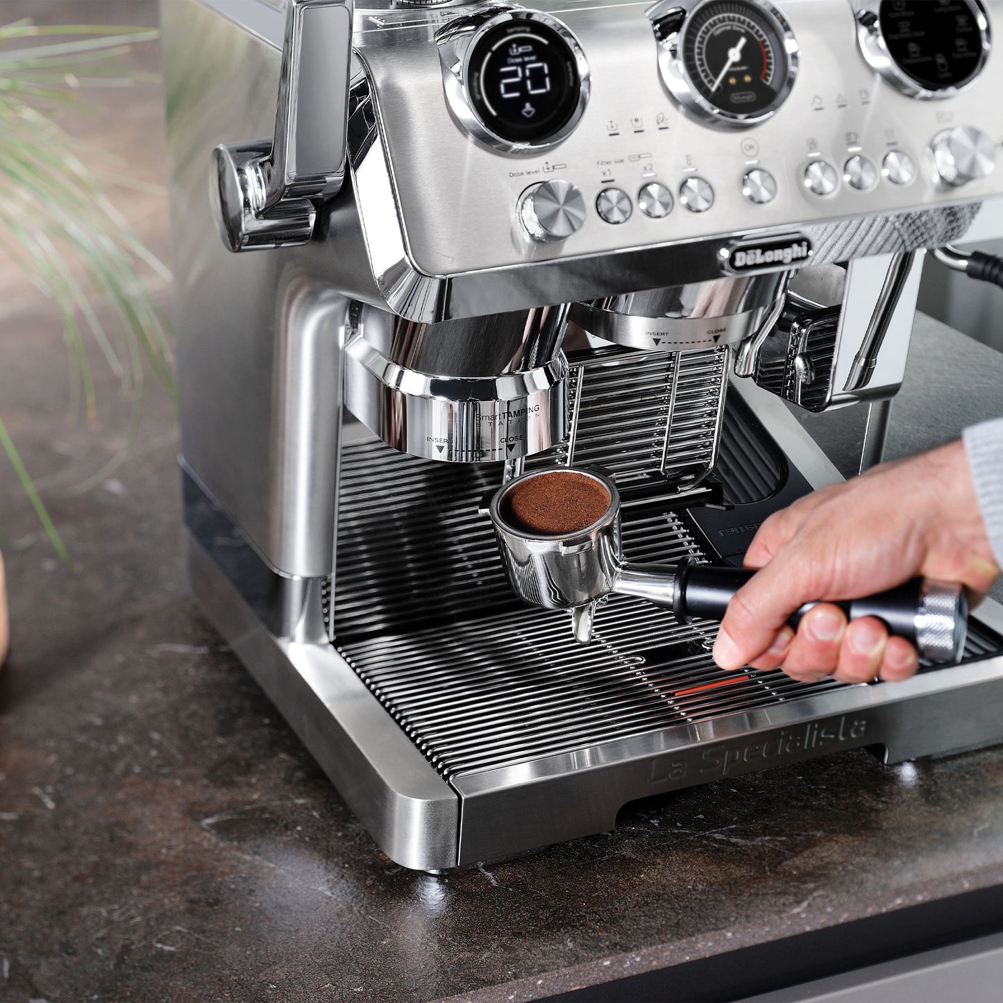 De'Longhi EC9885 La Specialista Maestosa Manual BTC Coffee Machine - EDS Tranquillity Collection
