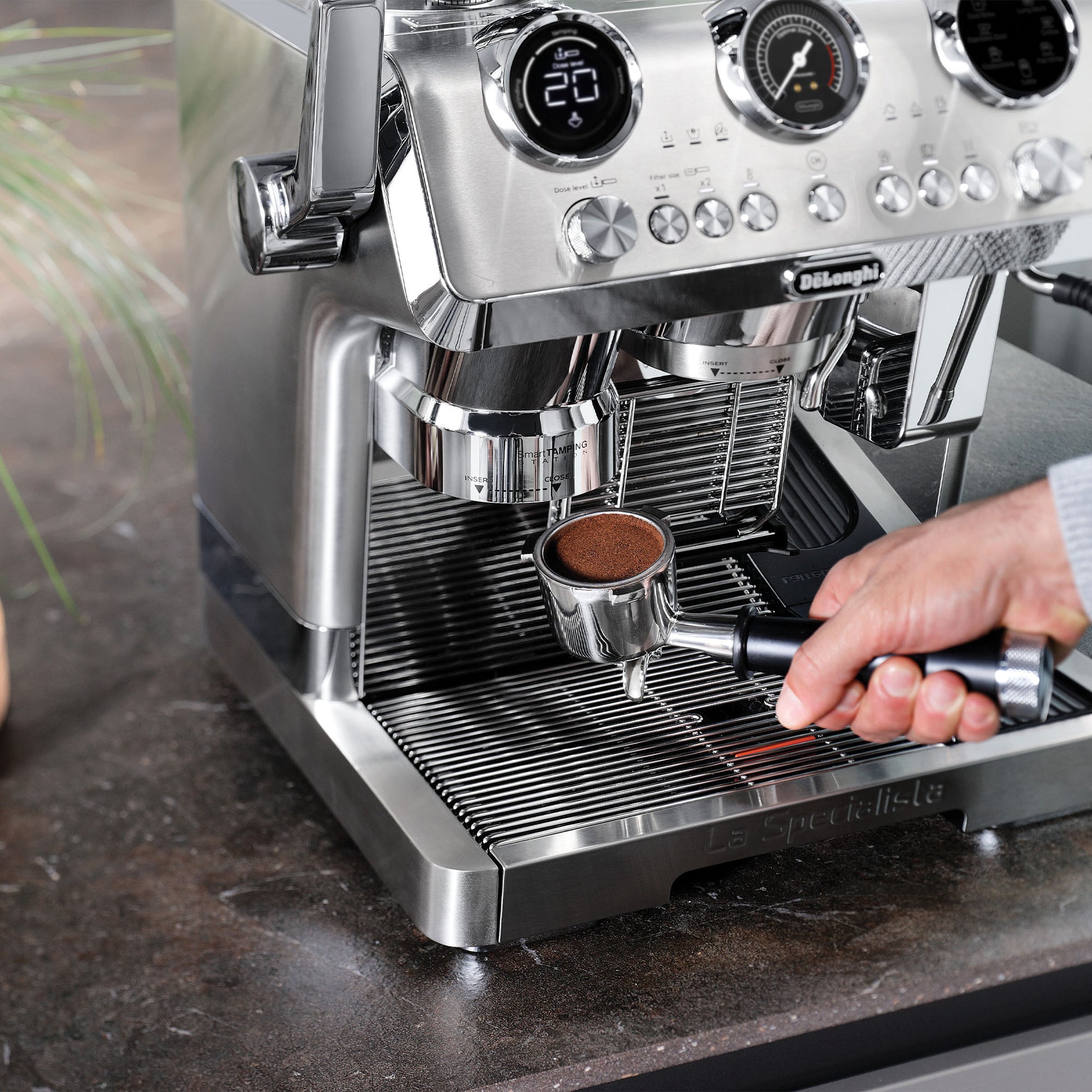De'Longhi EC9885 La Specialista Maestosa Manual BTC Coffee Machine - EDS Tranquillity Collection