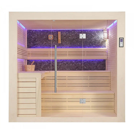 Fonteyn Luxor 220 Black Stone Sauna - EDS Tranquillity Collection